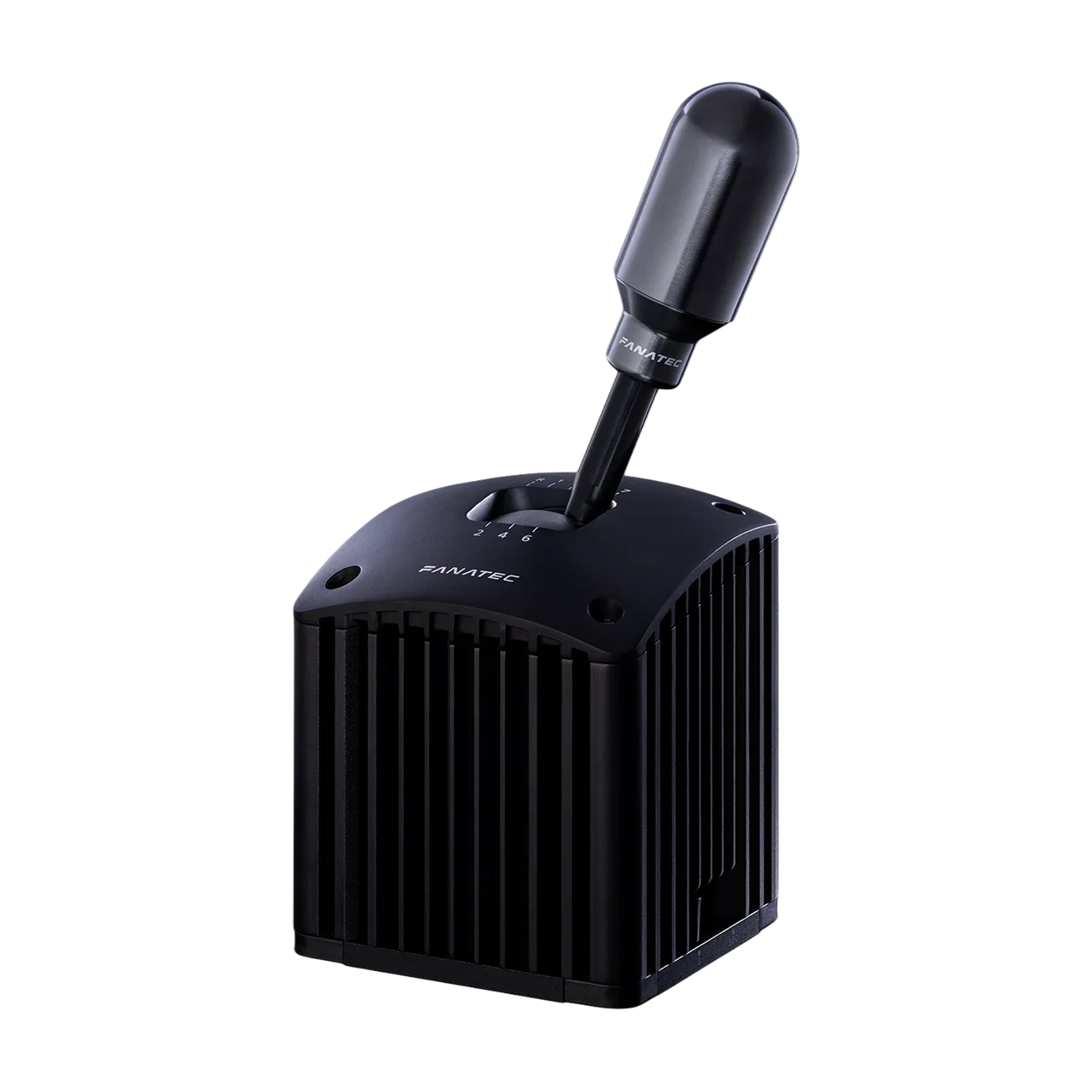 Fanatec ClubSport Shifter SQ V1.5 z wydłużoną gałką sekwencyjną, widok z przodu pod kątem